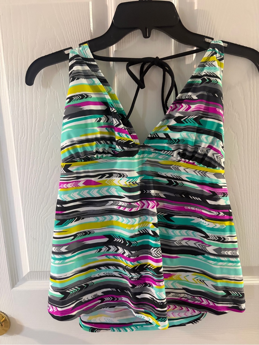 Women’s Multi-Stripe V-Neck Tank Top